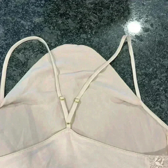 Rya Womens Lingerie Pale Pink S Cami & Shorties Delicate Lace Panels Pretty NWOT - Picture 5 of 11